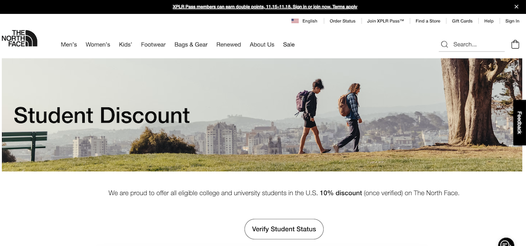 TheNorthFace Studenterabat
