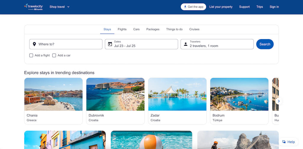 Travelocity butik