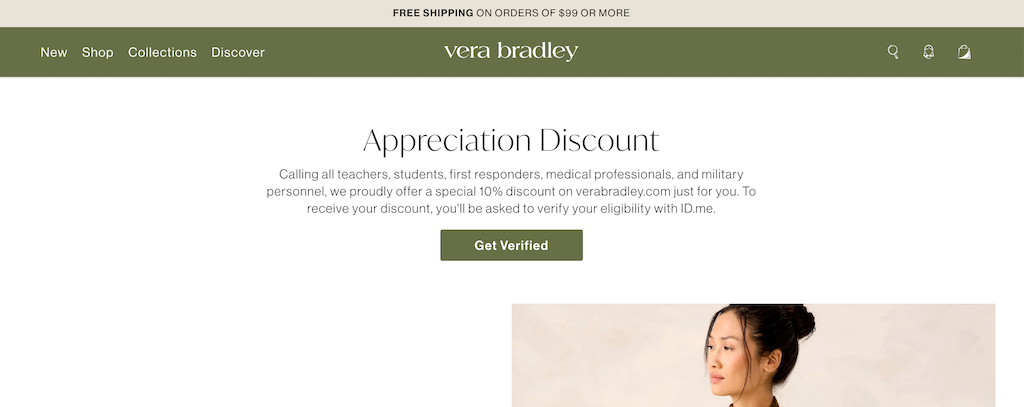 VeraBradley 10 Kedvezmény