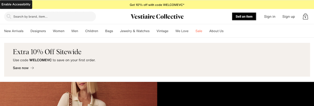 VestiaireCollective Coupon