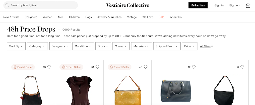 VestiaireCollective Deals