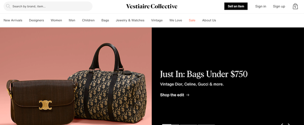 VestiaireCollective Sale