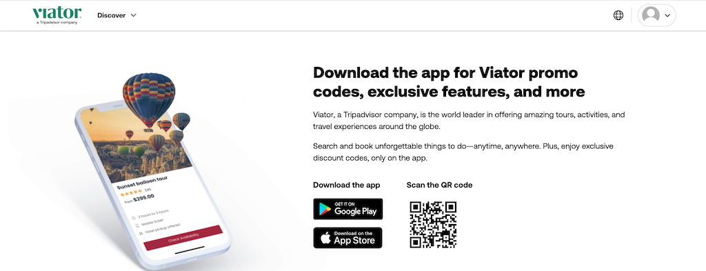 Viator AppDiscount