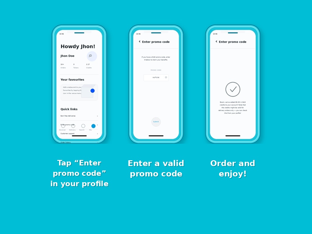How To Add a Wolt Promo Code