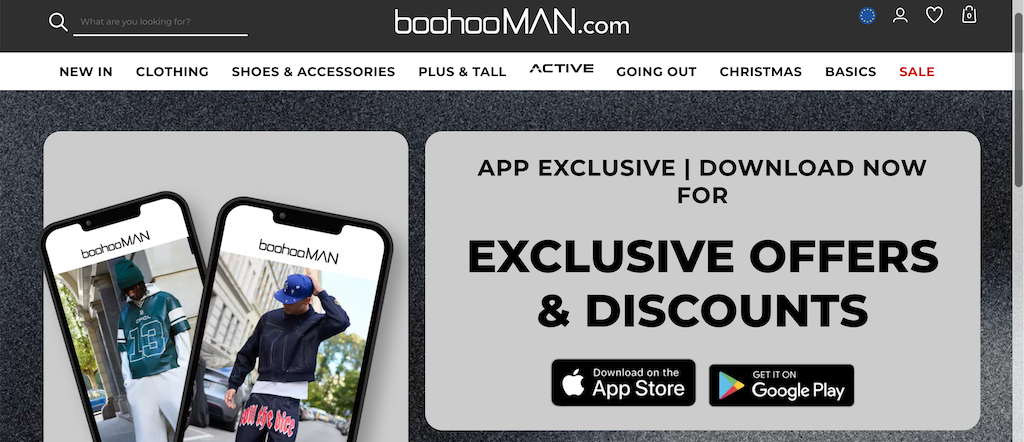 boohooMAN AppDiscount