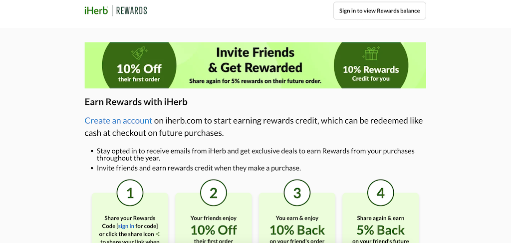 iHerb RewardsRéductions