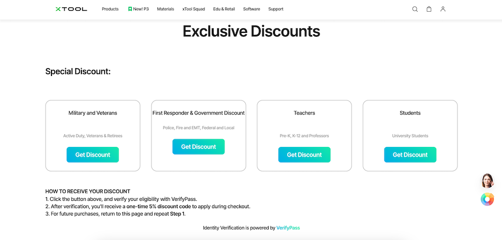 xtool student discount